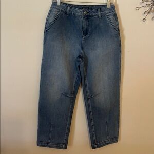 High Rise Blue Jeans